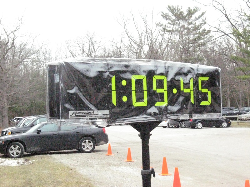 Race Clock Rain Cap